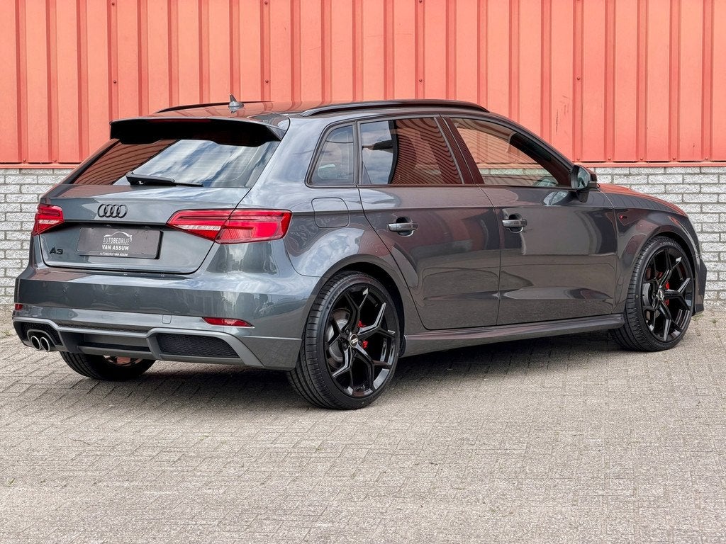 Audi A3 Sportback 1.4 TFSI 3x S-Line Virtual Carplay PDC ACC, Auto's, Audi, Gebruikt, Zwart, 4 cilinders, 150 pk