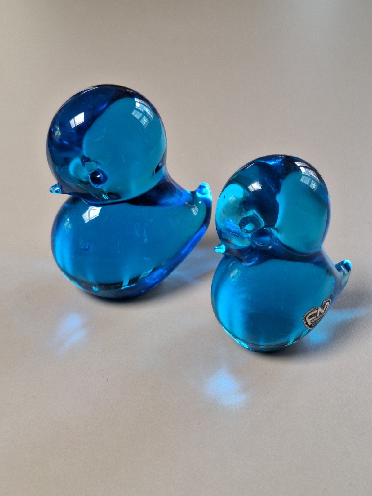 Pipi glazen beeldjes-Marcolin-FM Konstglas-label, Antiek en Kunst, Ophalen of Verzenden