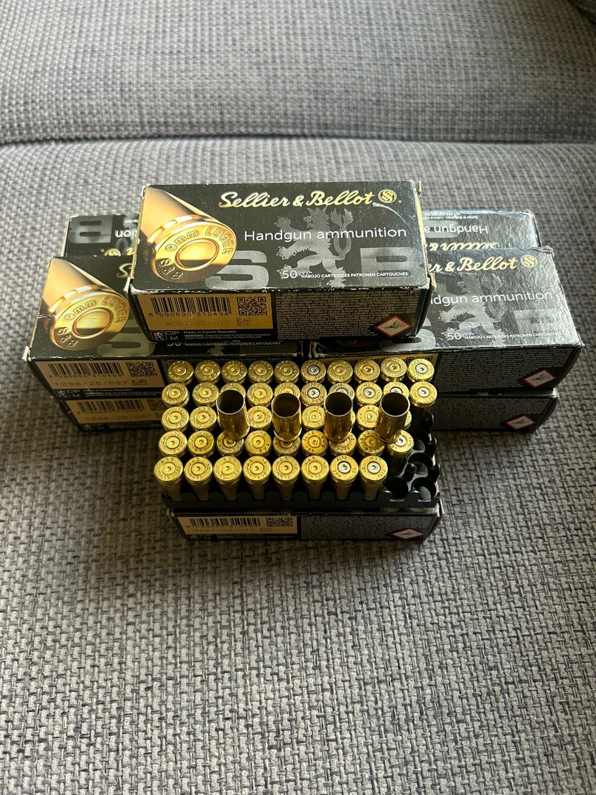 9 mm lege hulzen 50 stuks vrij van gevaarlijke stoffen., Ophalen, Landmacht, Nederland, Hulzen of Bodemvondsten
