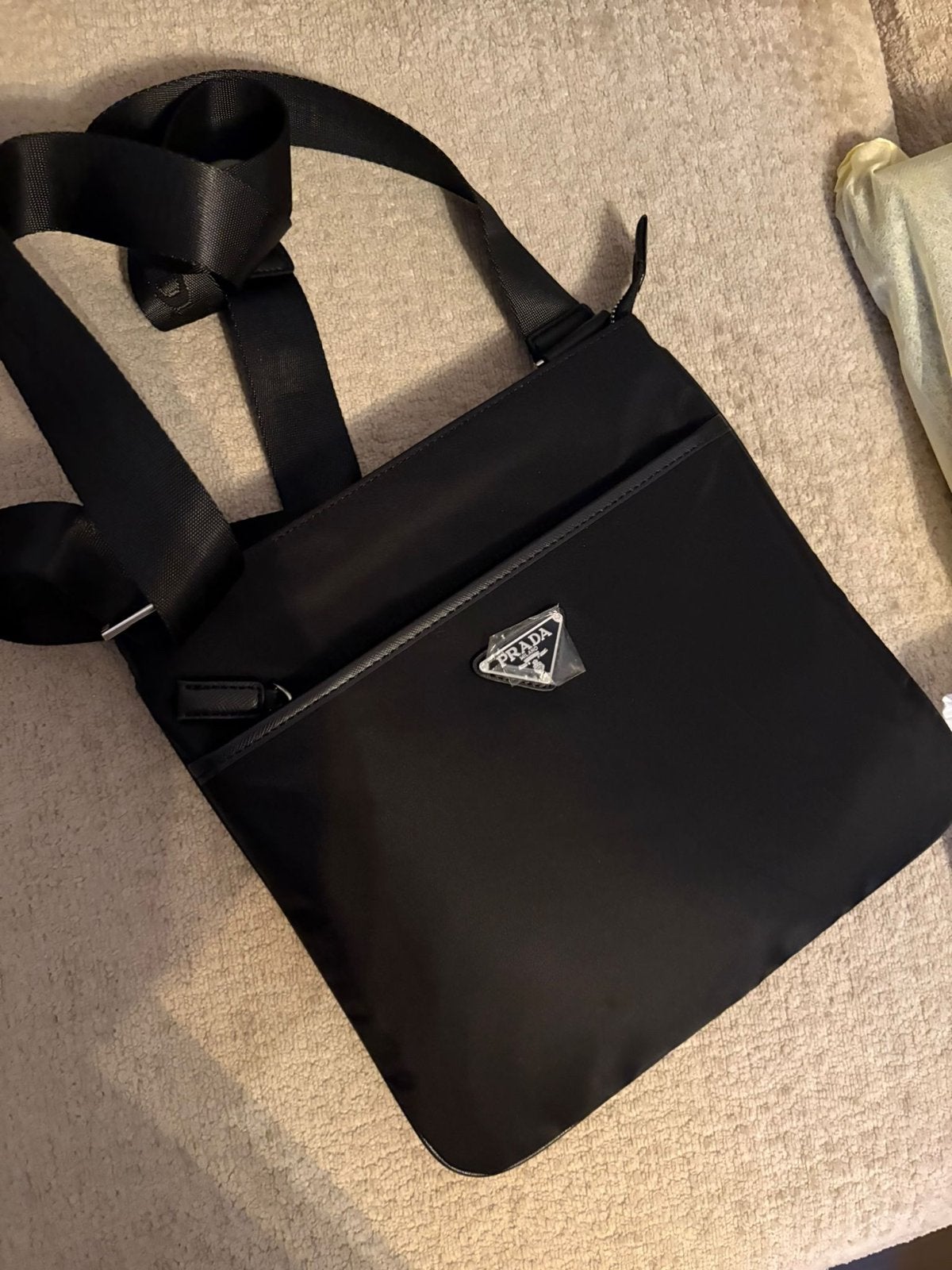 Prada Heren Tas - Nieuw in Verpakking! Actieprijs!, Ophalen of Verzenden, Nieuw, Zwart, 115 cm of meer