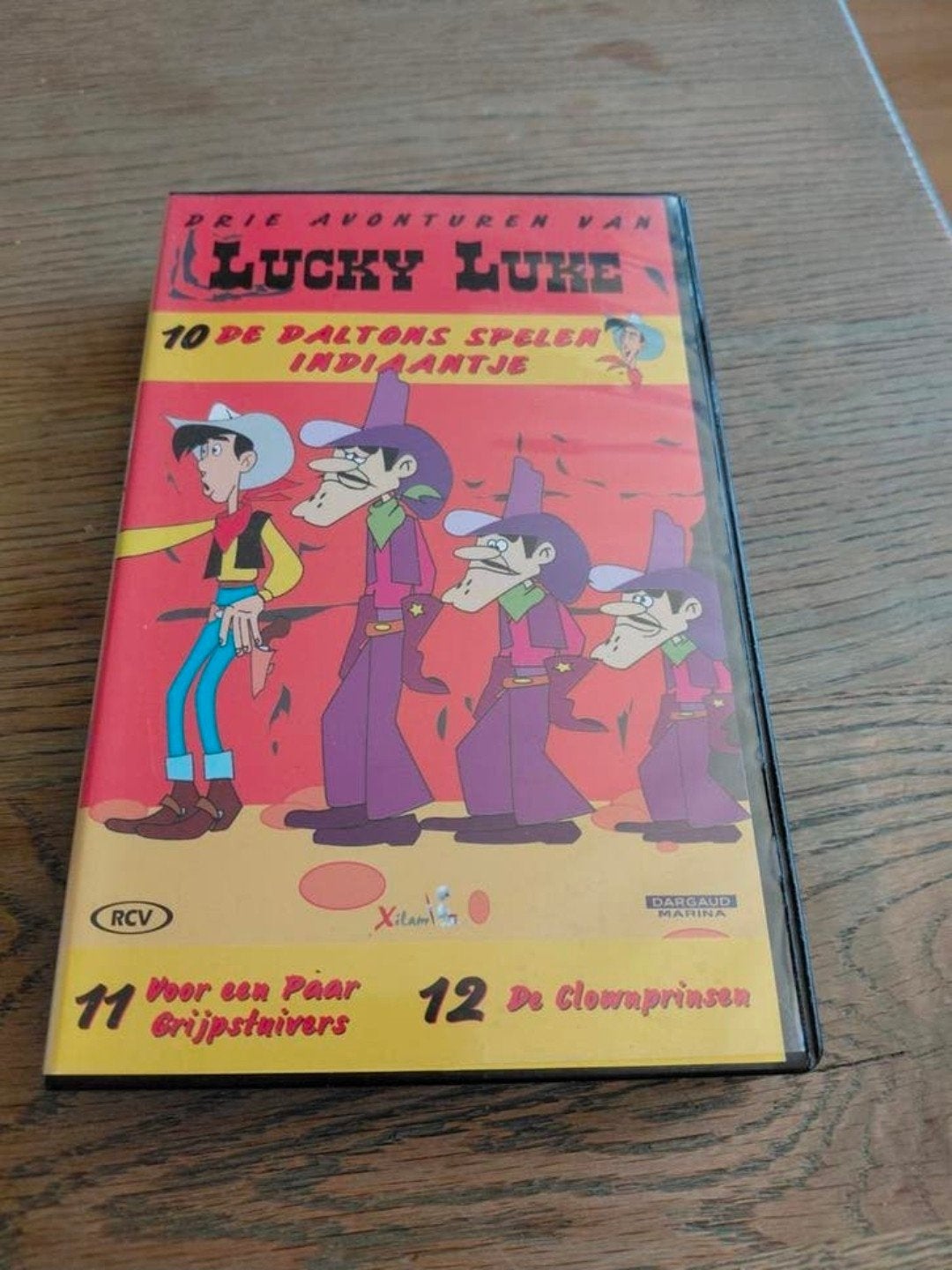 Lucky Luke - De Daltons spelen Indiaantje NIEUW IN FOLIE VHS, Tekenfilm, Alle leeftijden, Ophalen of Verzenden, Nieuw in verpakking