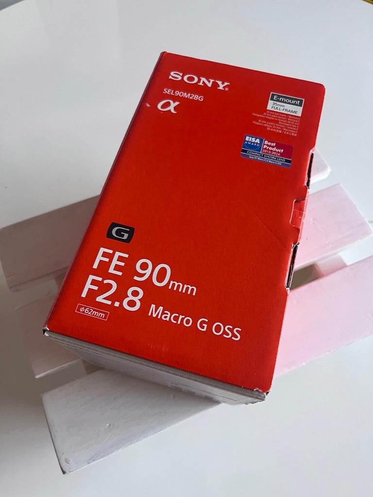Sony Macro 90mm G voor full frame, Ophalen, Zo goed als nieuw, Macrolens