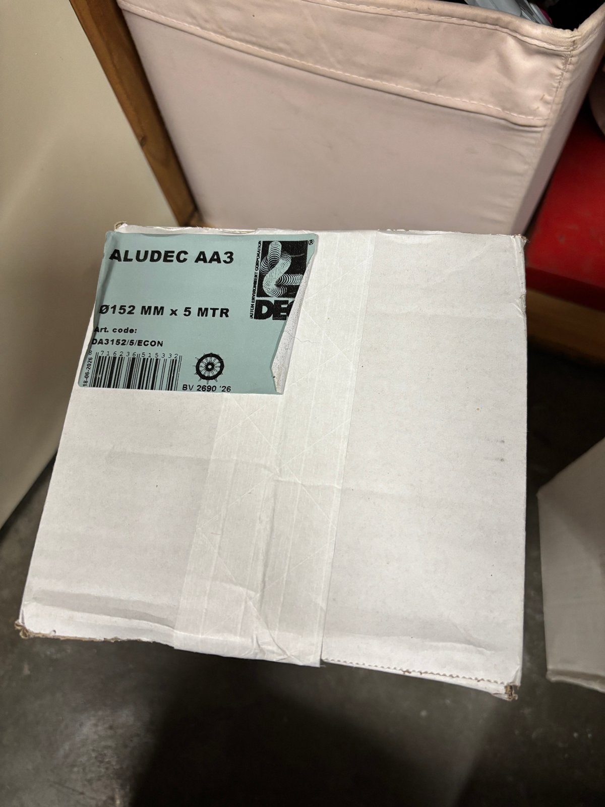 Aludec AA3 5 meter mv slang flex, Ophalen of Verzenden, Nieuw, Ventilator en Afzuiger