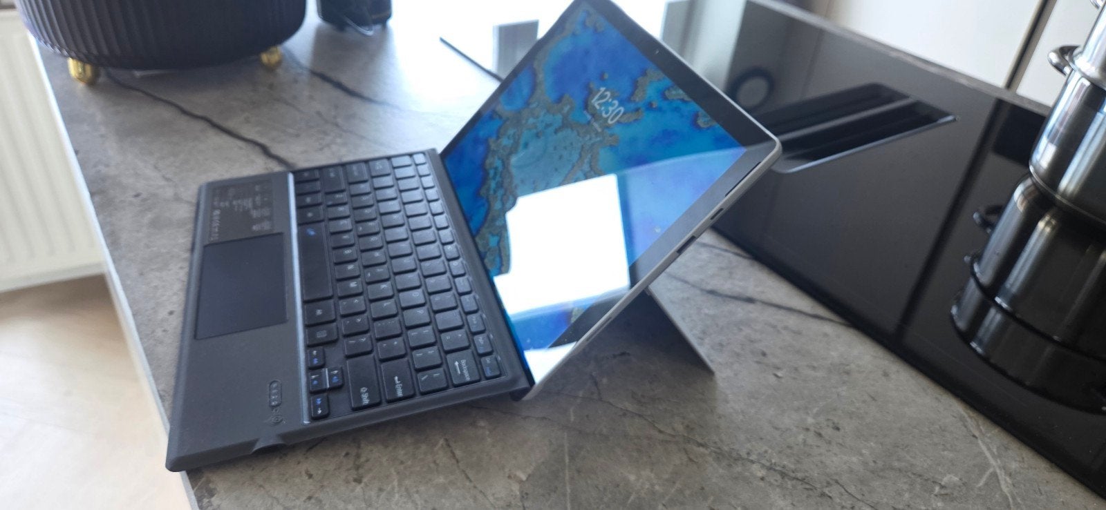 Microsoft Surface Pro 7 Plus  Krachtige 2-in-1 Laptop/Tablet, 256 GB, 2 tot 3 Ghz, Qwerty, 8 GB
