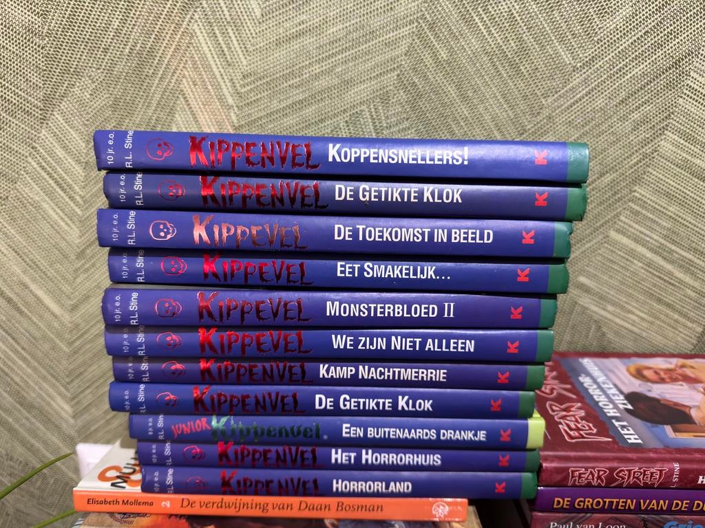 Kippenvel boeken - 11 stuks R.L. Stine - Horror jeugd, Boeken, Ophalen of Verzenden, Gelezen, Fictie algemeen