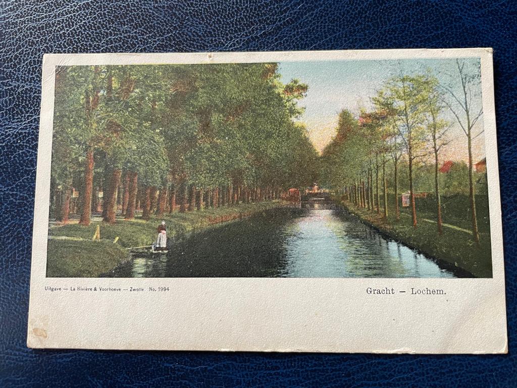 ansichtkaart van Lochem ; Gracht., Verzamelen, Verzenden, Voor 1920, Gelderland