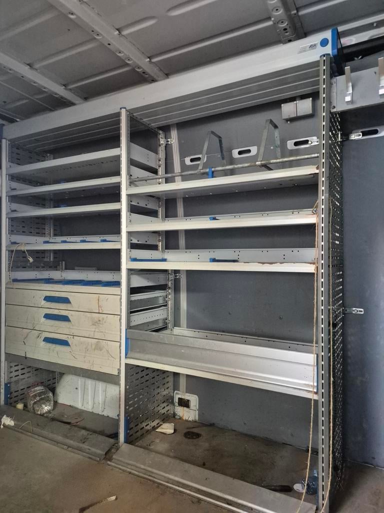 Bedrijfswageninrichting met lades en legplanken, Ophalen of Verzenden