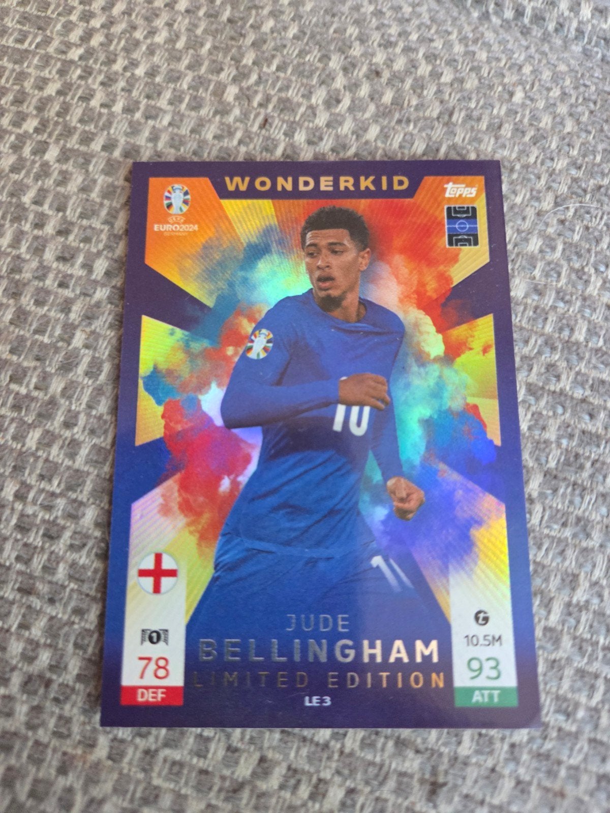 Jude Bellingham Limited Edition Topps Match Attax EURO 2024, Ophalen of Verzenden