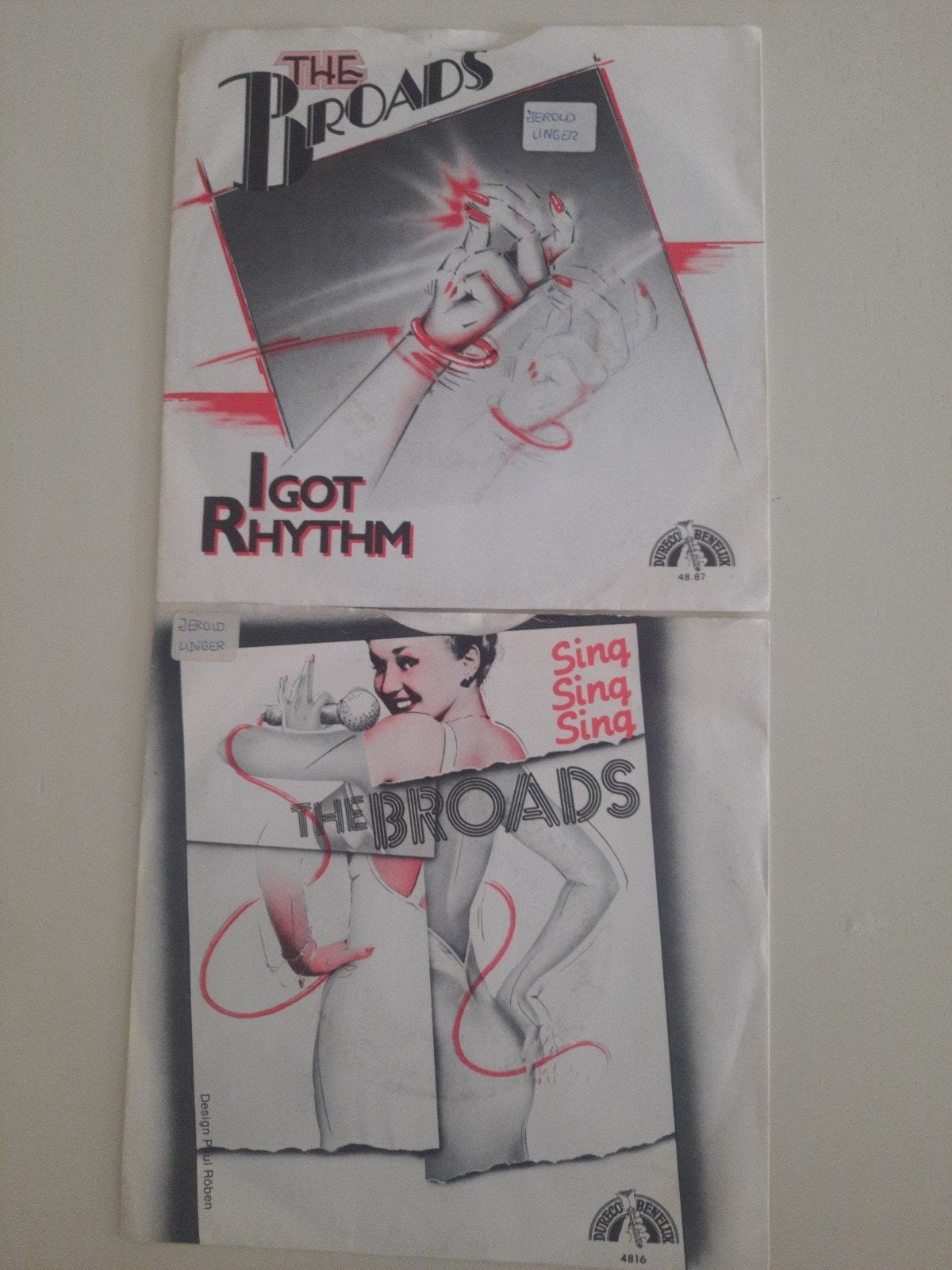 2x vinyl singels van The Broads, Ophalen of Verzenden, Zo goed als nieuw, Pop