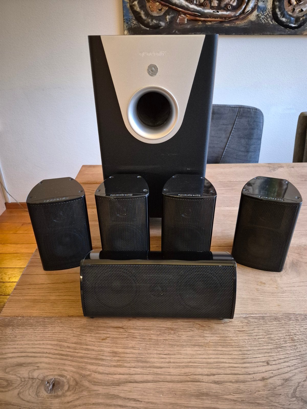 quadral home cinema set 5.1, 70 watt of meer, Zo goed als nieuw, 5.1-systeem, Overige spelers