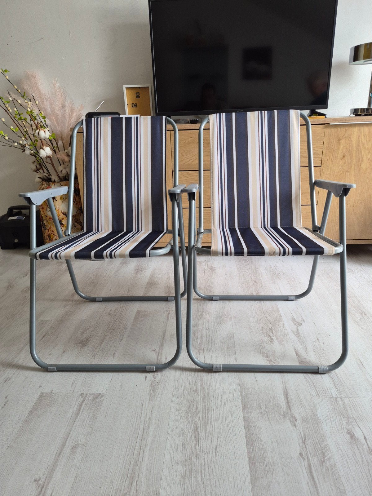 2 klapstoelen, Caravans en Kamperen, Kampeeraccessoires, Ophalen