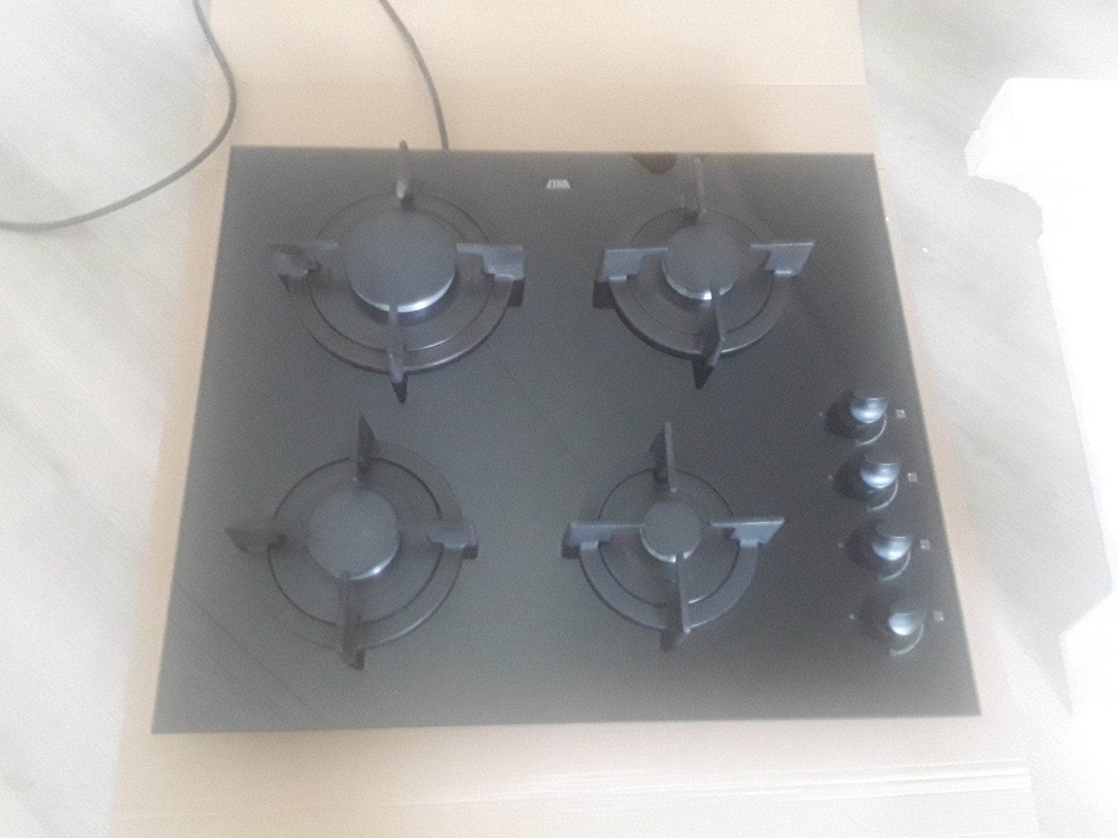 Te Koop t.e.a.b Etna inbouw Gaskookplaat T1124ZTA, Ophalen, Gebruikt, 4 kookzones, Inbouw