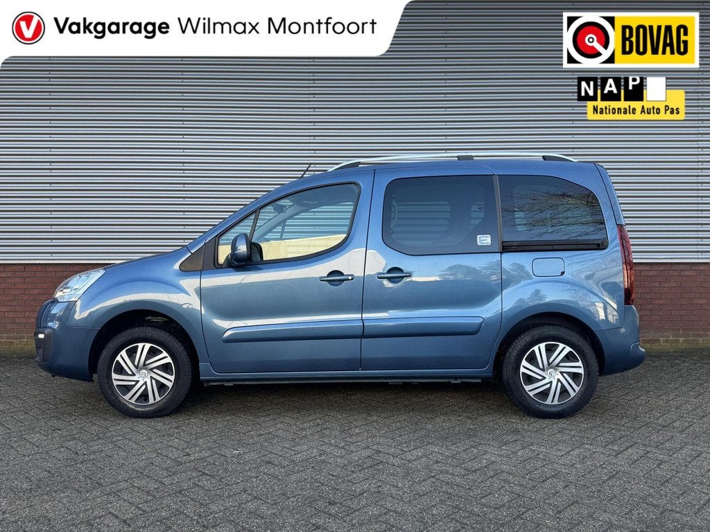 Citroen Berlingo combi E-Feel 23 kWh|Multispace|5 persoons|C, Auto's, Stof, Gebruikt, Blauw, 405 min