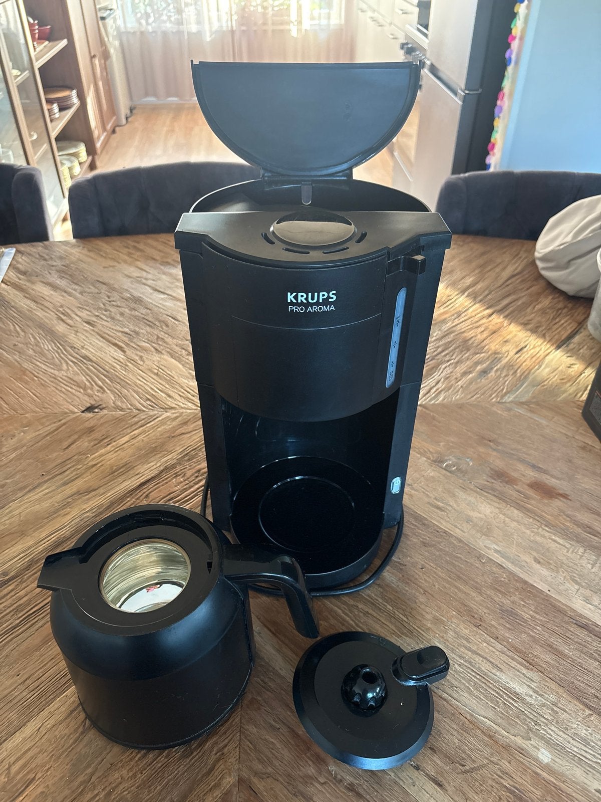 Krups Pro Aroma Koffiezetapparaat, Ophalen, Afneembaar waterreservoir, Gebruikt, 10 kopjes of meer
