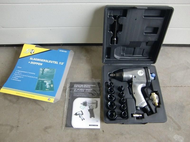 VADERDAG TIP! Slagmoersleutel set, luchthamer, NIEUW, Auto diversen, Autogereedschap, Ophalen, Nieuw