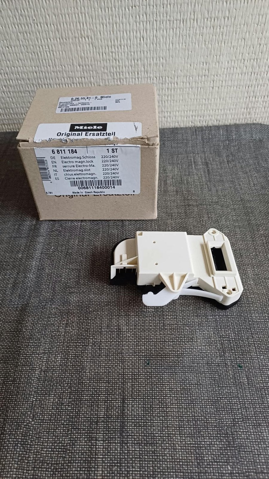 Deur slot voor Miele wasmachine