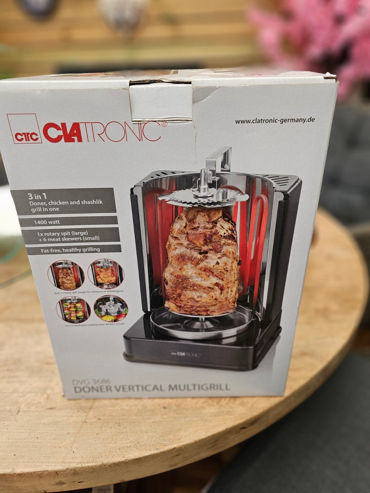 Clatronic 3 in 1 grill, Ophalen of Verzenden, Nieuw