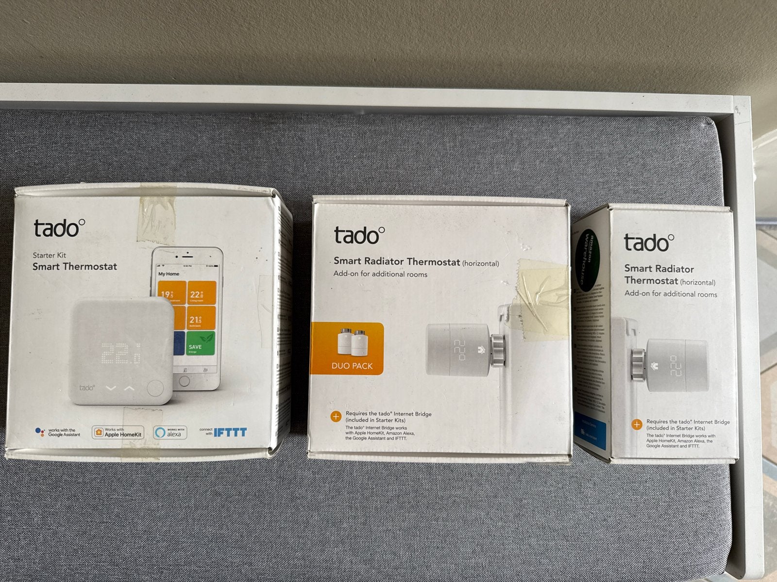 Tado Smart Thermostaat Starter Kit + 3 Radiatorknoppen Nieuw, Doe-het-zelf en Verbouw, Verwarming en Radiatoren, Ophalen of Verzenden