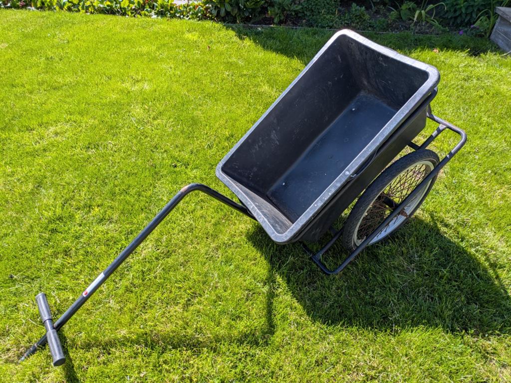 Fietskar met bak, Ophalen of Verzenden, Gebruikt, Bagagekar, 40 tot 60 kg