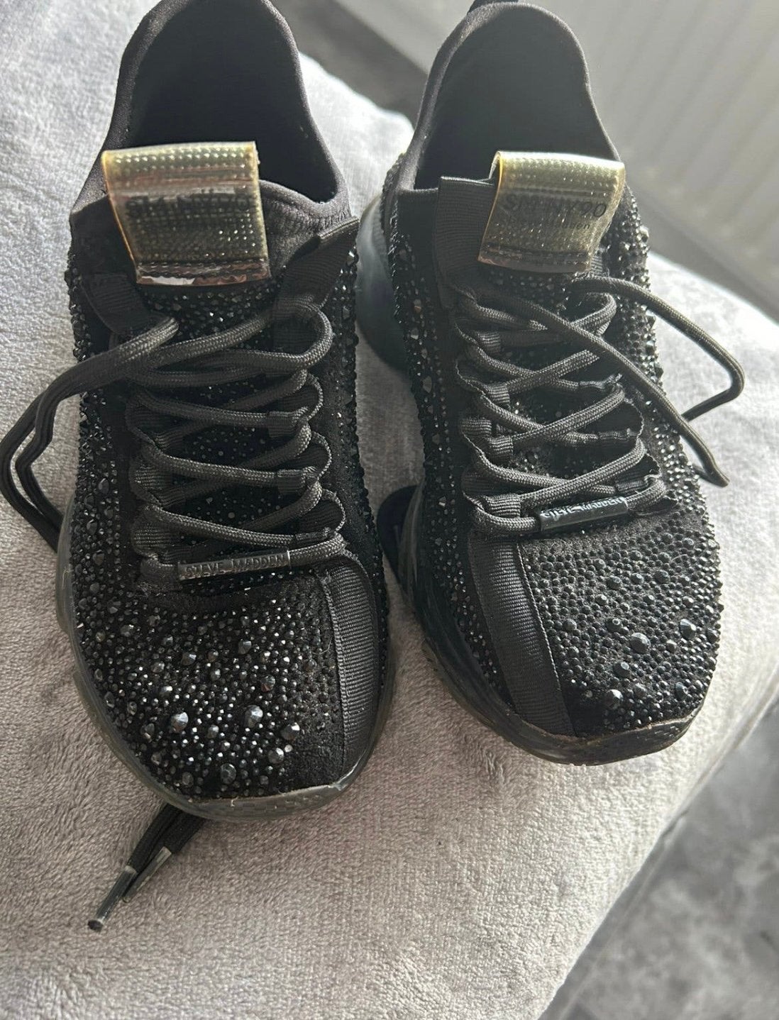 Steve Madden sneakers maat 38, Zwart, Ophalen of Verzenden, Sneakers of Gympen, Gedragen