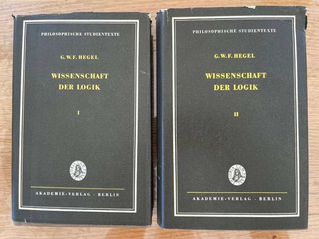 Hegel: Wissenschaft der Logik, Ophalen, Gelezen