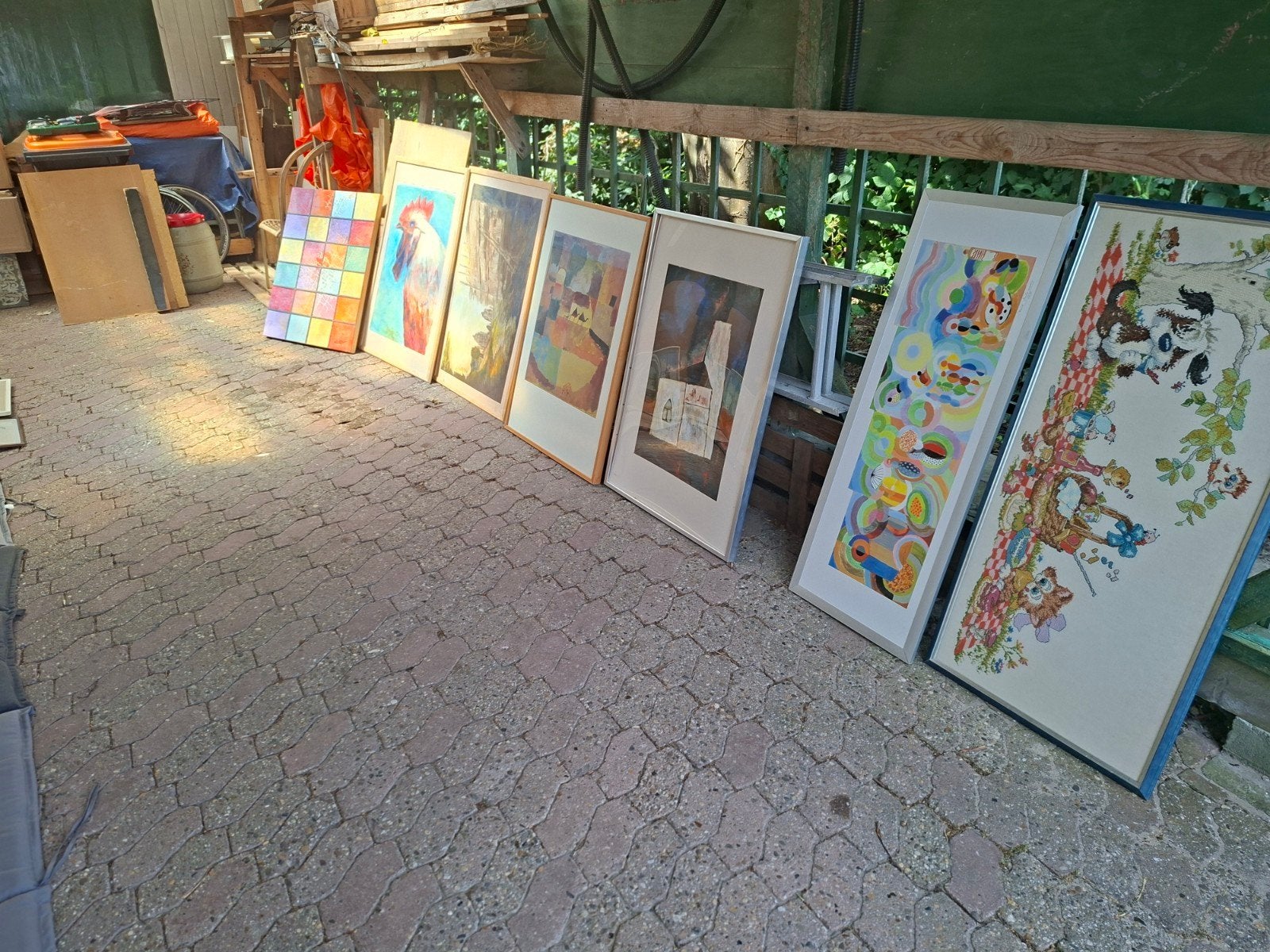 mooie verzameling schilderijen en meer, Ophalen, Minder dan 50 cm, Schilderij