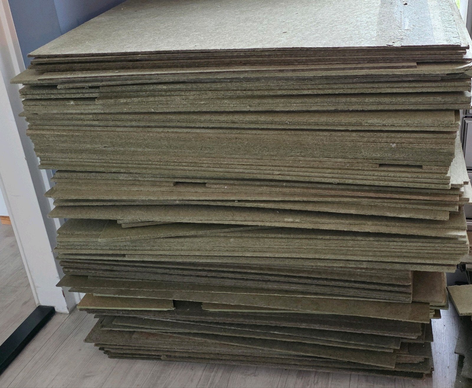75M2 Vloerplaten, moet weg!, Ophalen, Overige materialen, 30 cm of meer, Gebruikt
