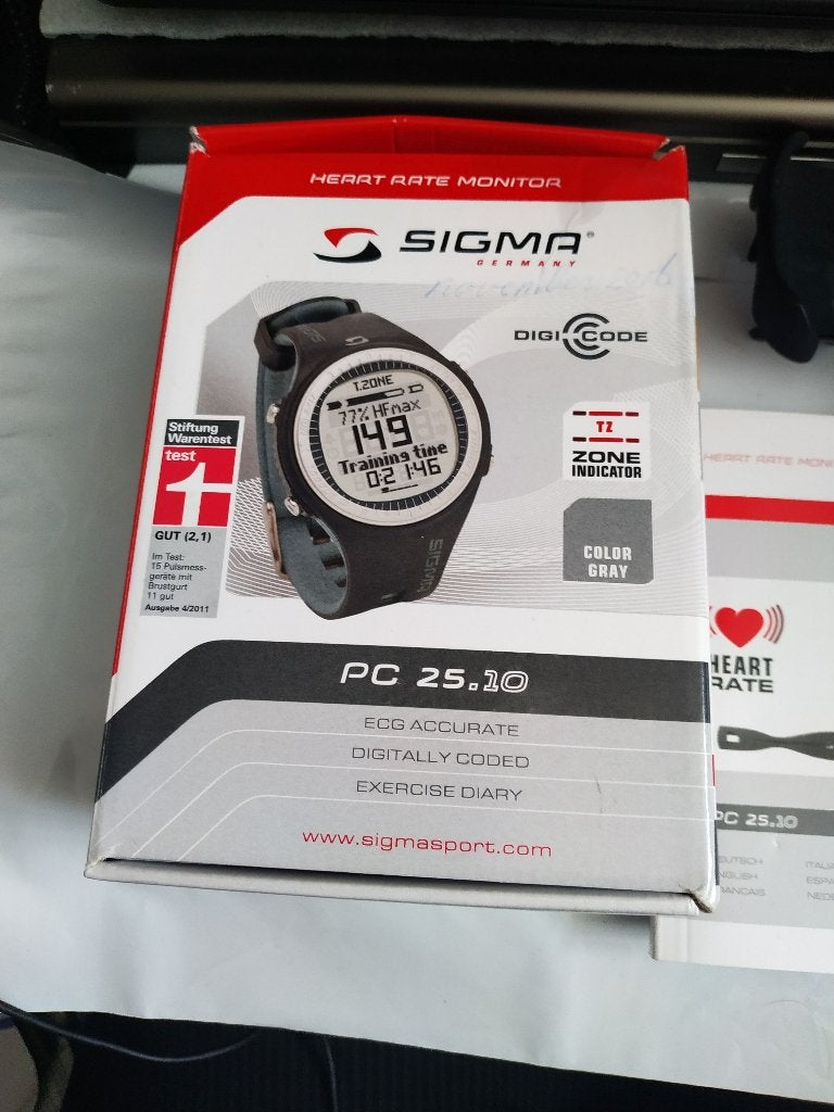 Sigma Sport Pulsuhr PC 25.10, Ophalen of Verzenden, Nieuw, Overige merken, Met loopsnelheid