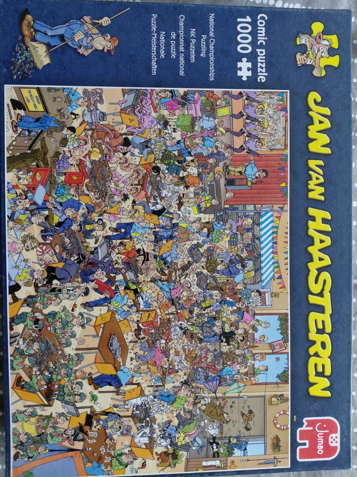 van haasteren nk puzzelen, Ophalen of Verzenden, 500 t/m 1500 stukjes, Gebruikt