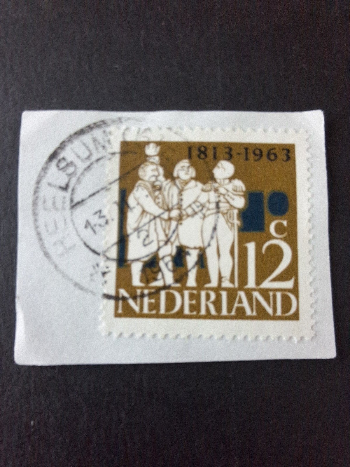 stempel HEELSUM op briefstukje, Ophalen of Verzenden, Nederland