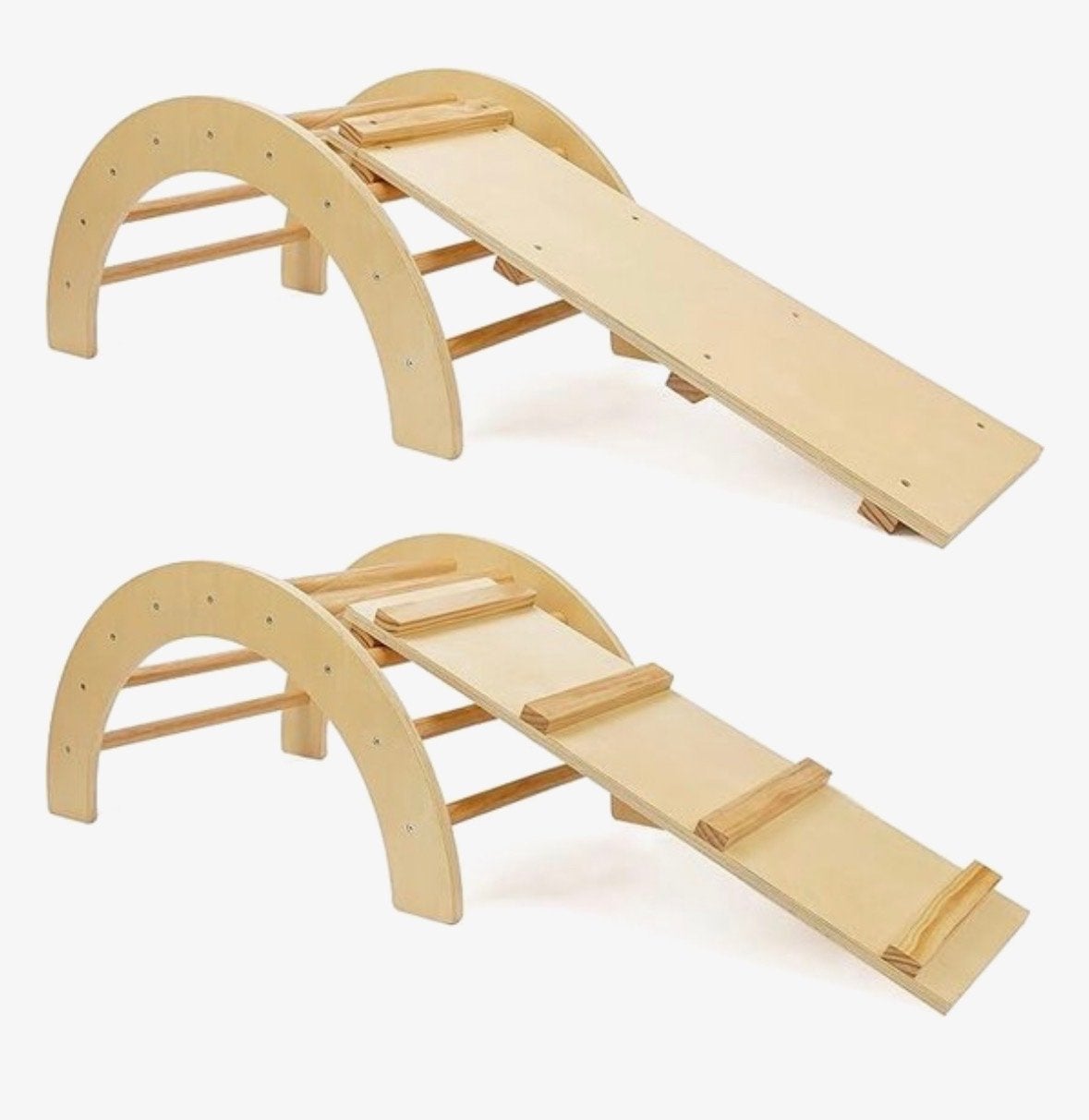 Houten klimrek/glijbaan voor kinderen, Ophalen, Gebruikt, Bouwen