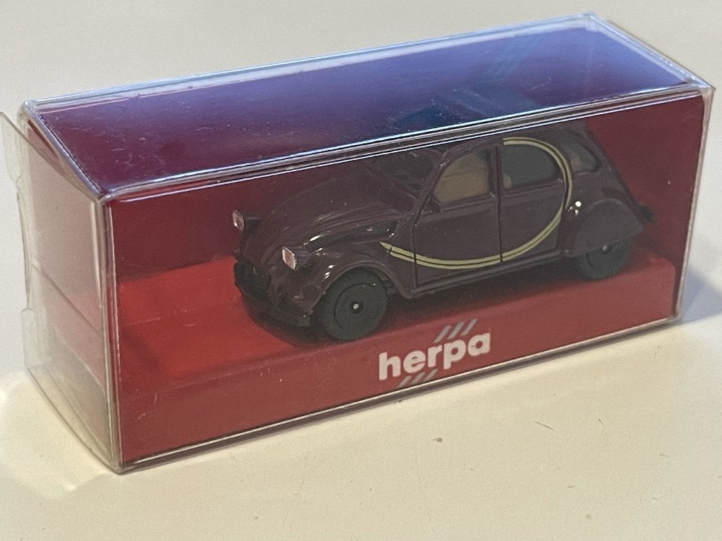 Herpa Citroën 2CV Charleston 1:87 nieuw in verpakking, Ophalen of Verzenden, Zo goed als nieuw, Auto, Herpa