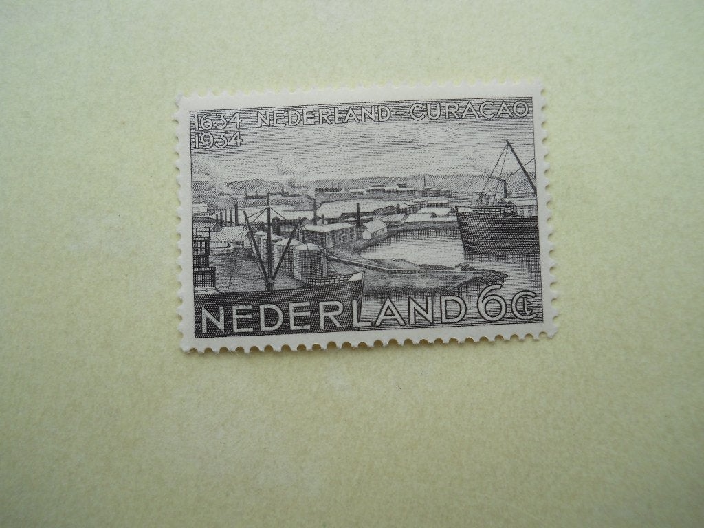 Nederland 1934 Curaçao haven Willemstad Nvph.267 postfris, Ophalen of Verzenden, T/m 1940, Postfris