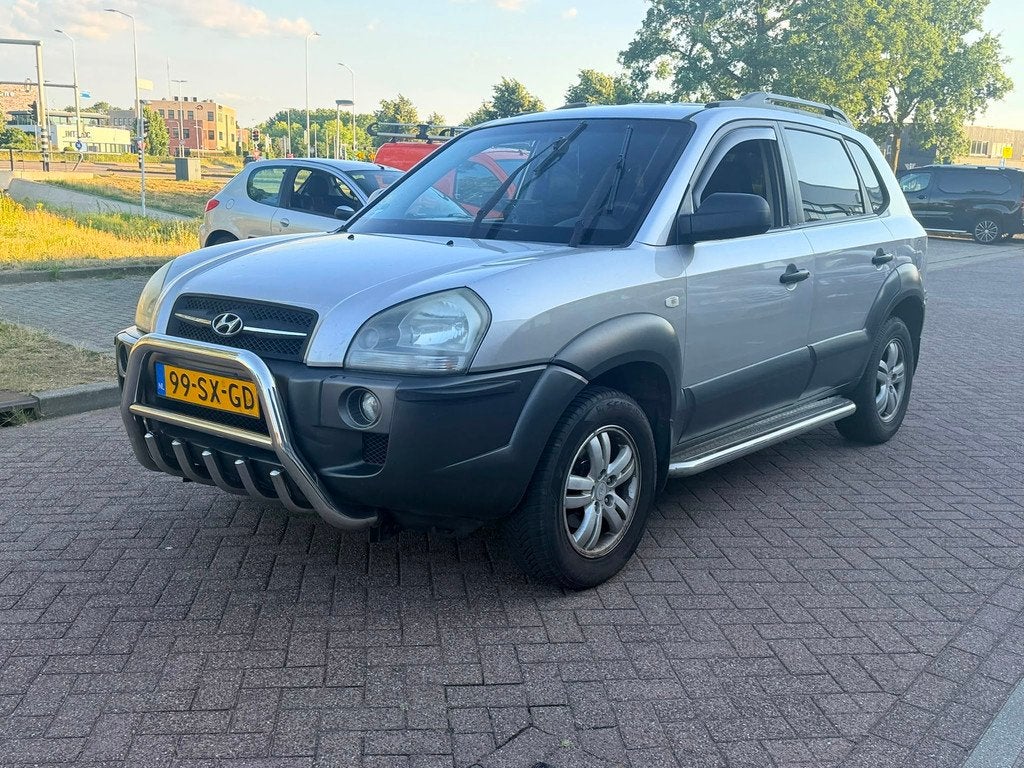 Hyundai Tucson 2.0 Benzine - 2006 - Airco - Rijdt goed, Auto's, Hyundai, Bedrijf, Te koop, Tucson, ABS, Airbags, Airconditioning