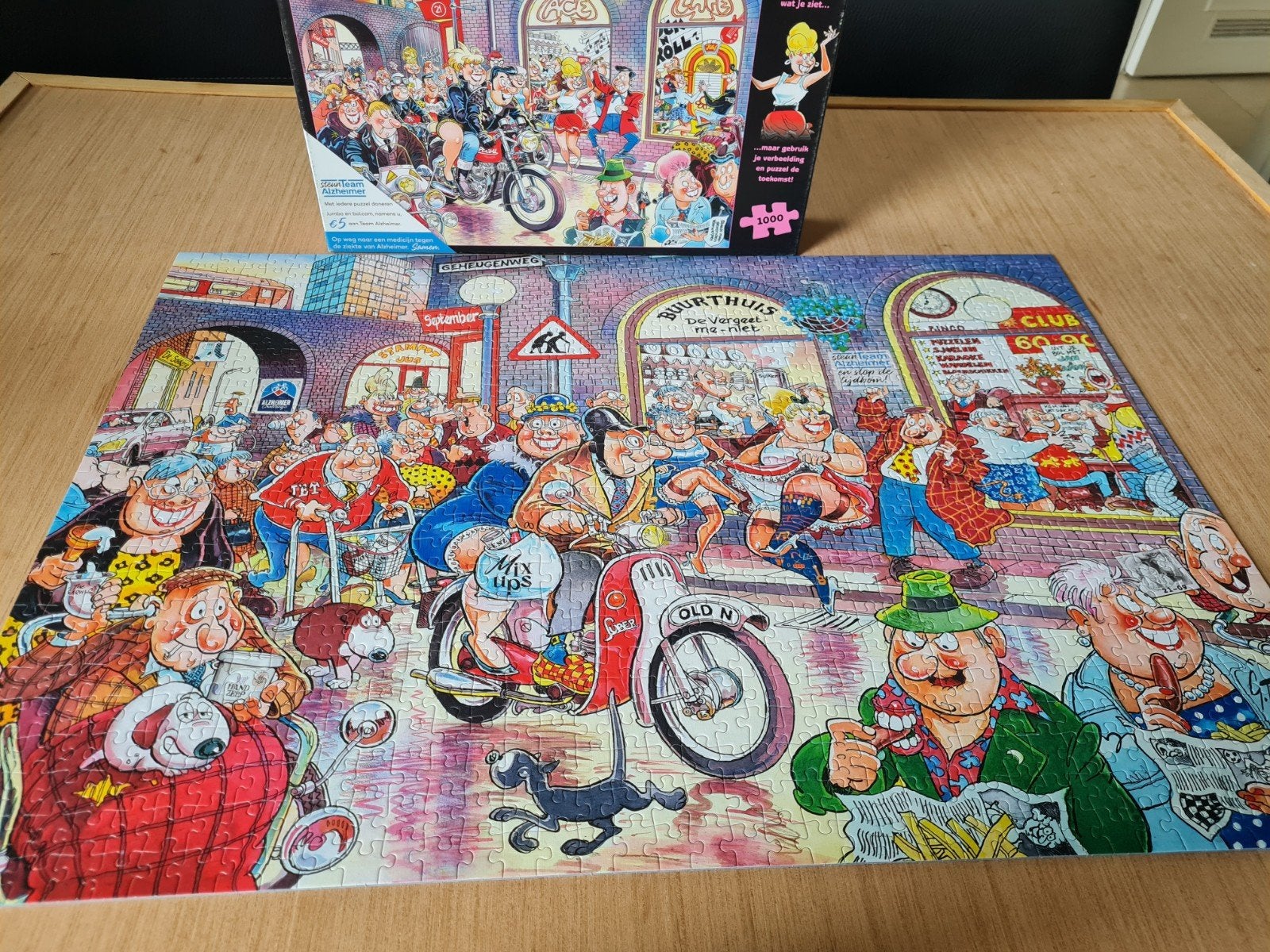 mooie wasgij destiny puzzel 1000 stukjes, Ophalen, 500 t/m 1500 stukjes, Zo goed als nieuw