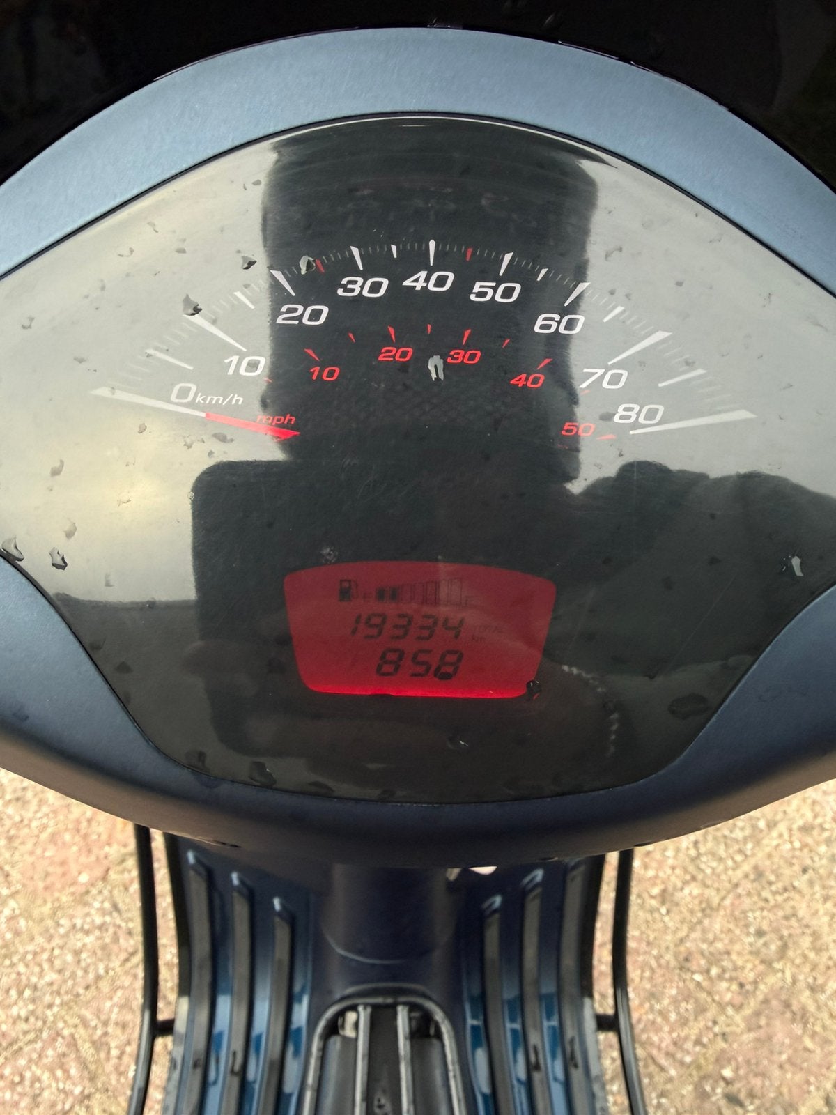 Vespa Sprint Opaco Blue Full Option, Fietsen en Brommers, Scooters | Vespa, Ophalen, Maximaal 45 km/u, Vespa S, 49 cc