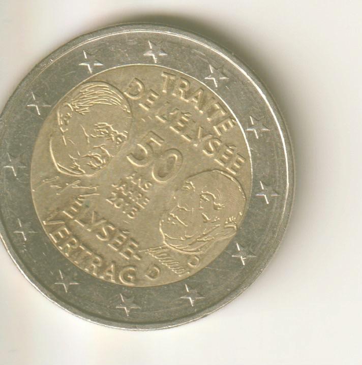2 euro 2013 d duitsland elysee, Postzegels en Munten, Munten | Europa | Euromunten, Verzenden, Duitsland, 2 euro