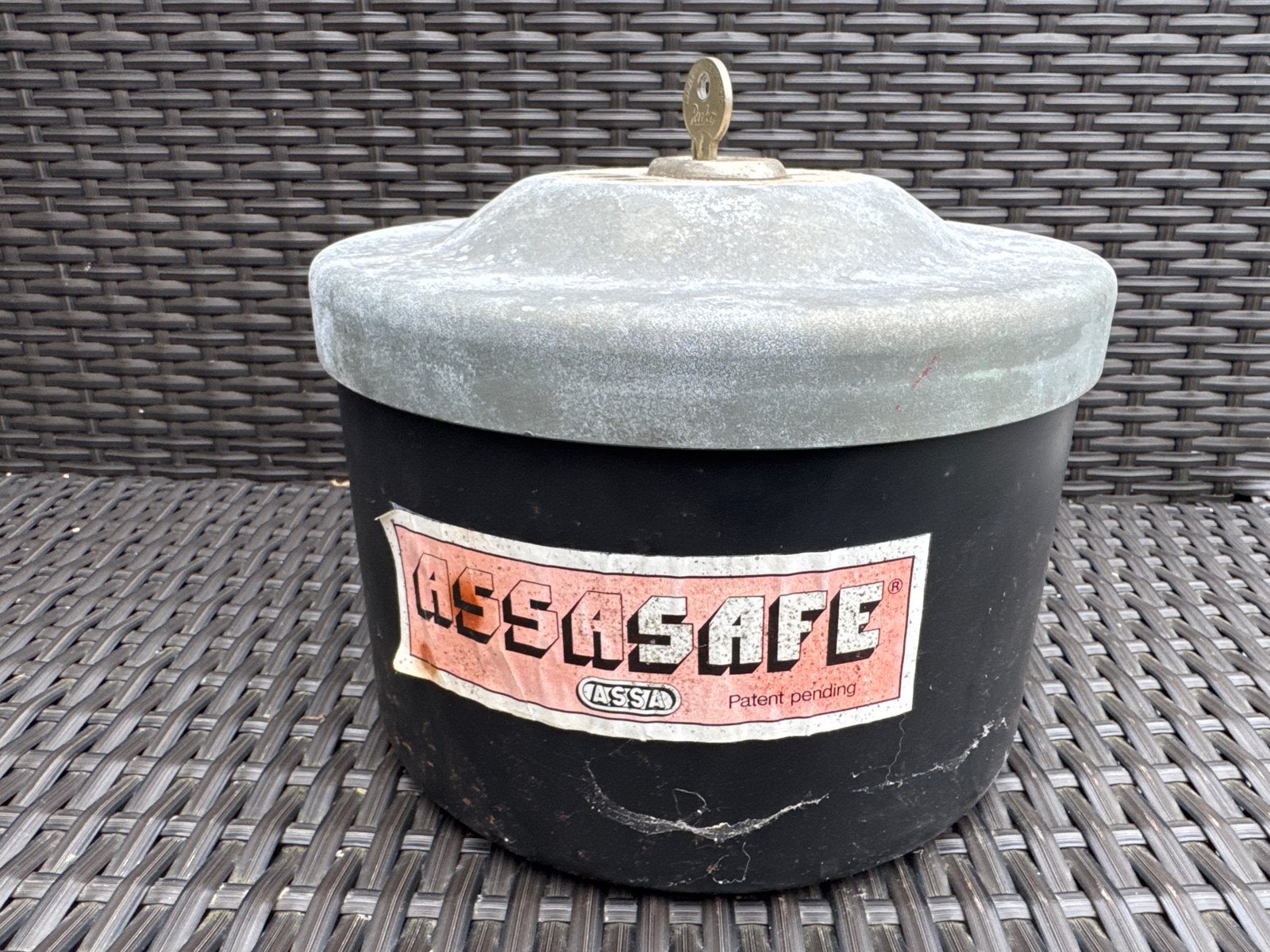 Vintage ASSA Safe - kluis met Sleutel, Caravans en Kamperen, Caravan accessoires, Gebruikt, Ophalen