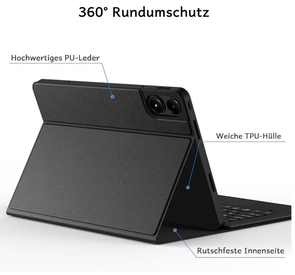 Nieuw Toetsenbordhoes - Xiaomi Poco Pad / Redmi Pad Pro 12.1, Computers en Software, Android Tablets, Ophalen of Verzenden, Nieuw