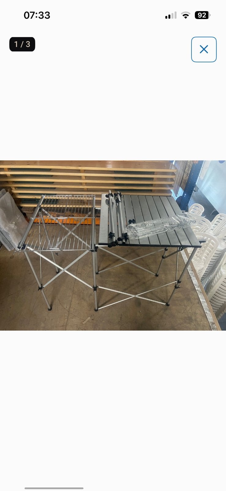 Kooktafel te koop nieuw, Ophalen, Nieuw, Campingstoel