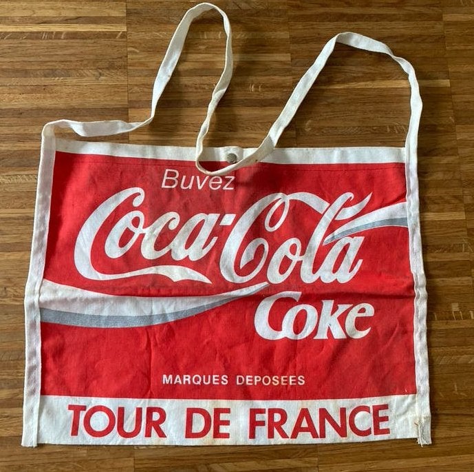 Vintage Coca-Cola Tour de France Musette, Coca cola utrecht, Gebruikt, Gebruiksvoorwerp, Coca cola