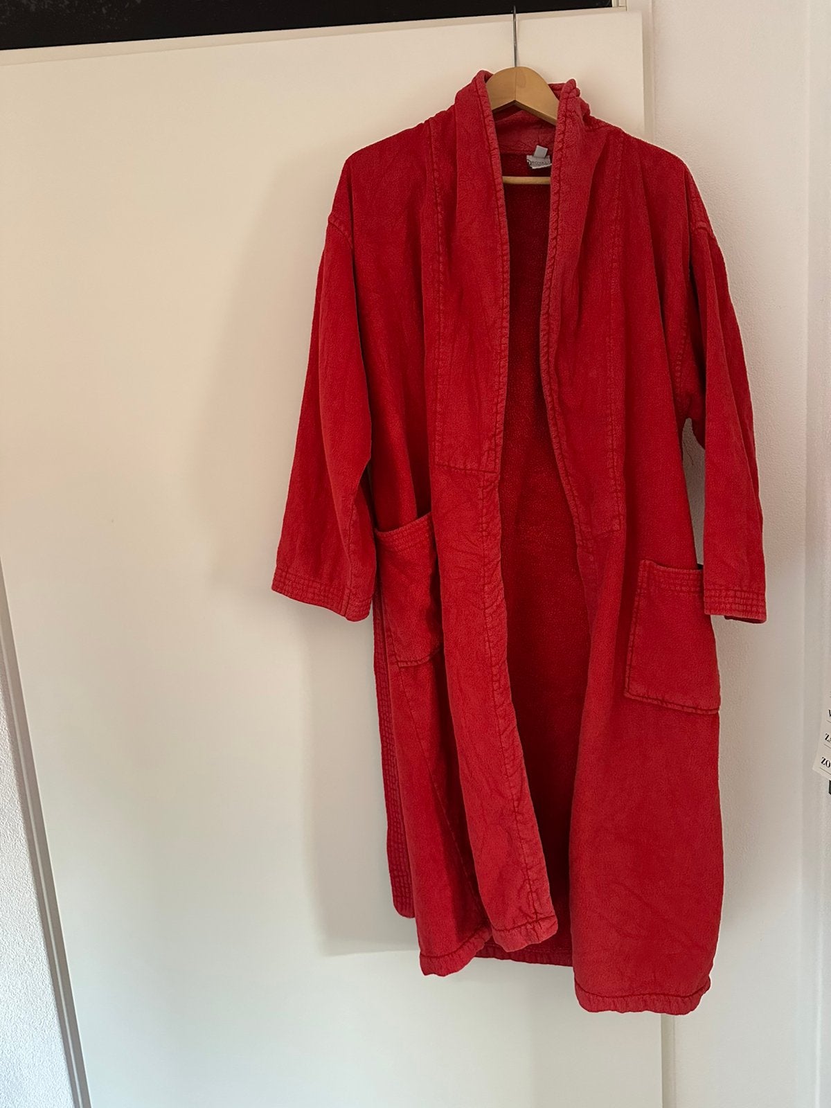Vandyck badjas rood, Huis en Inrichting, Badkamer | Badtextiel en Accessoires, Gebruikt, Handdoek, Rood, Vandyck