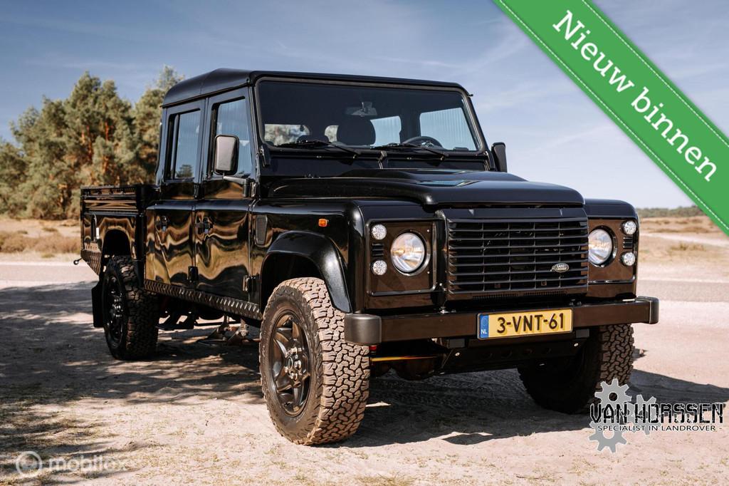 Land Rover Defender 130 Crew Cab 2.4 TD Exclusief opgebouwd, Auto's, Land Rover, Euro 5, Stof, Gebruikt, 4 cilinders