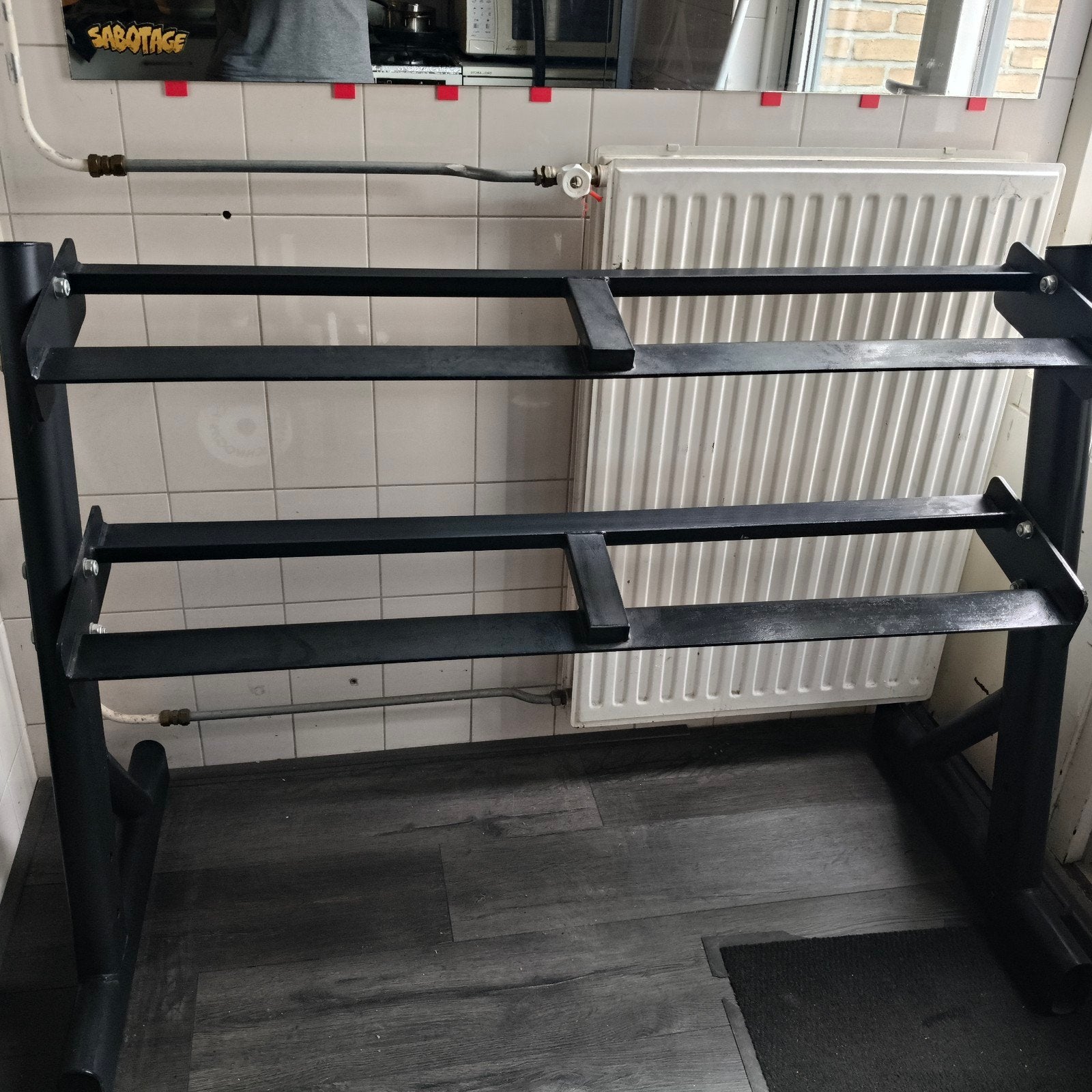 RawFitness tweelaags dumbbellrek - gebruikt, Ophalen, Gebruikt, Krachtstation