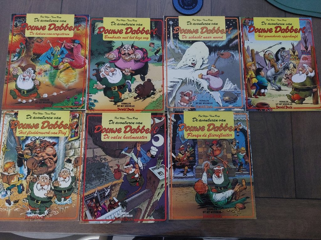 Douwe Dabbert, Boeken, Gelezen, Ophalen of Verzenden, Piet Wijn, Thom Roep, Meerdere stripboeken