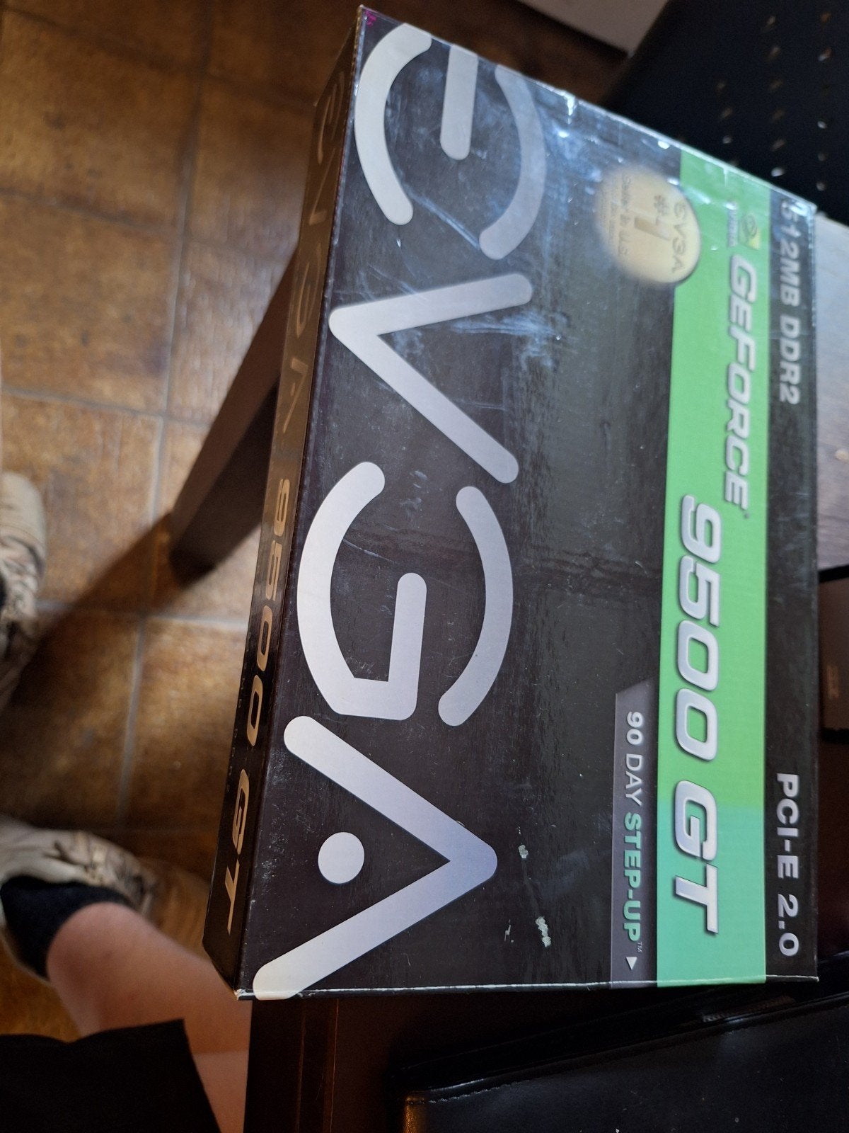 Nieuwe GeForce 9500 GT (2008) in originele verpakking, Computers en Software, Videokaarten, Ophalen, PCI-Express 2, Nieuw, GDDR2