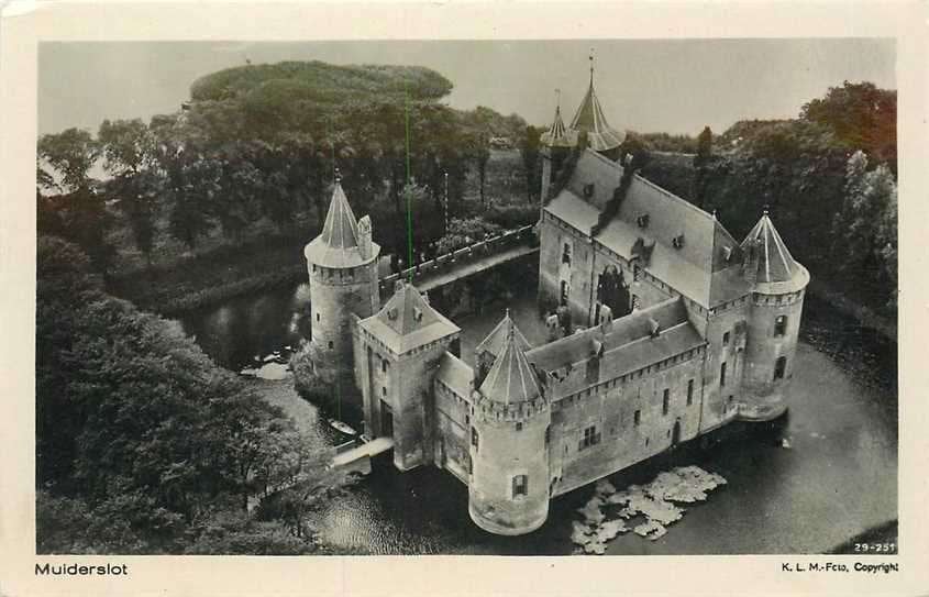 300-143-027 Muiden Muiderslot, Verzamelen, Verzenden, Voor 1920, Noord-Holland