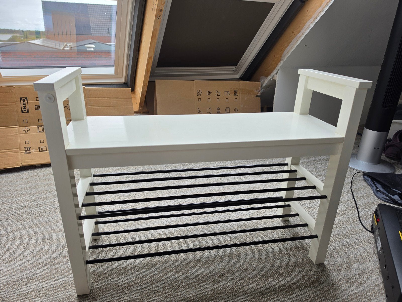 IKEA TJUSIG schoenenbankje, Ophalen, Gebruikt