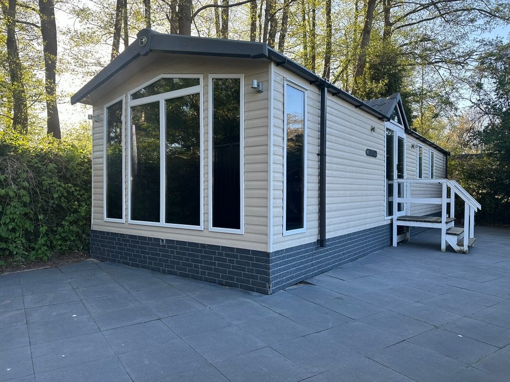 Swift chamonix chalet, stacaravan, centrale verwarming, Caravans en Kamperen, Stacaravans, Tot en met 2