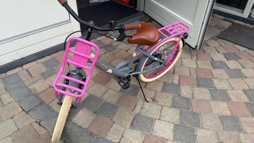 Mooie meisjesfiets 20 inch - Daisy Spirit, Ophalen, Terugtraprem, Gebruikt, Handrem